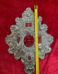 Reliquary Mid XXth Century Silver with 7 relics