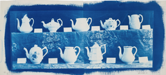 David McDermott and Peter McGough (B. 1952 and 1958), "Eight 19th century Teapots (one 18th century)";