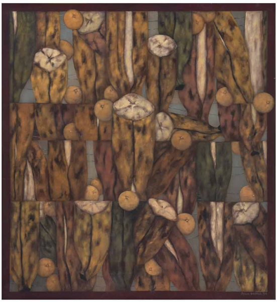 Ordóñez, Sylvia  (1956); "Plátanos, Naranjas y Cielo". 1994