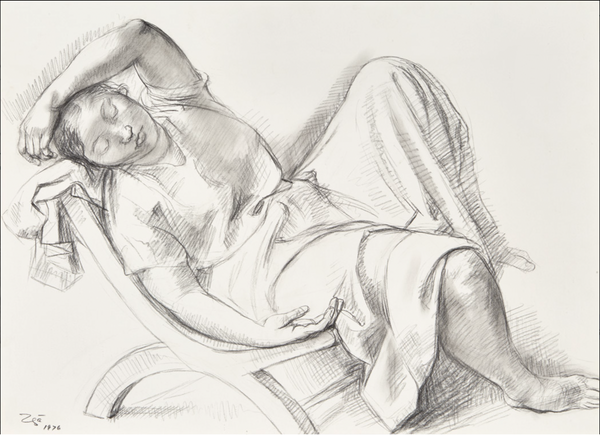 Zuñiga, Francisco; "Jóven Descansando", 1976