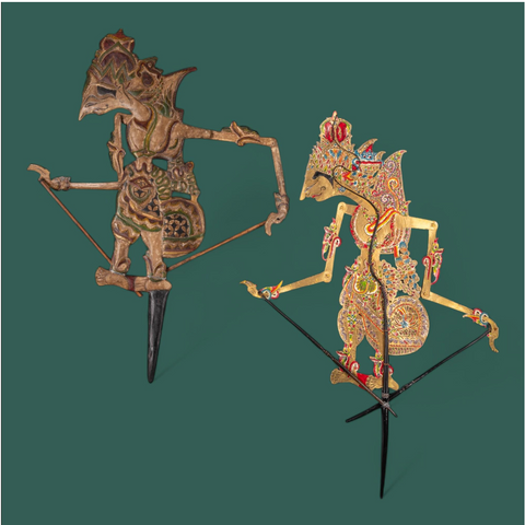 "Wayang Kulit" puppets, Indonesia