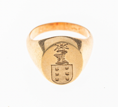 Signet ring in gold