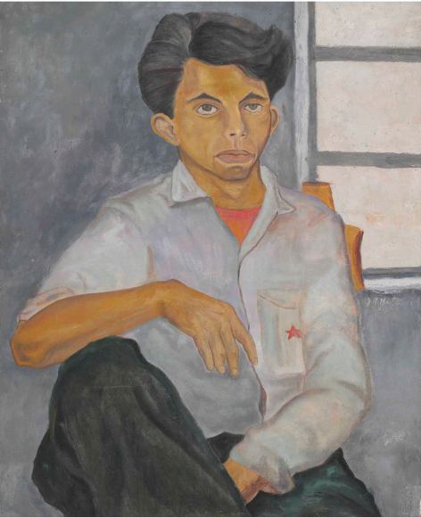 Nieto, Rodolfo (1936-1985); "Retrato de Zamudio" (1955)