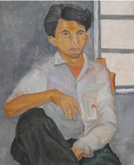 Nieto, Rodolfo (1936-1985); "Retrato de Zamudio" (1955)