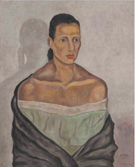 Nieto, Rodolfo (1936-1985); "Retrato de Mujer" (1955)