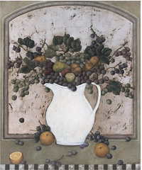 Ordoñez, Sylvia (1956); "Jarra Blanca con Frutas",  1998