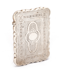 Victorian Silver Card Case