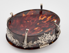 Victorian Silver Mounted Tortoiseshell Jewellery Box