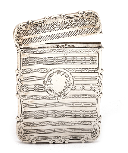 Victorian Silver Card Case