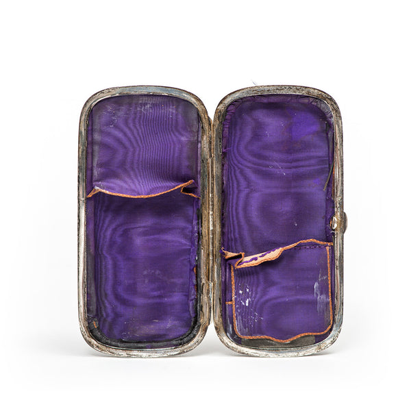 Faux Tortoiseshell and Silver Cigarette Case