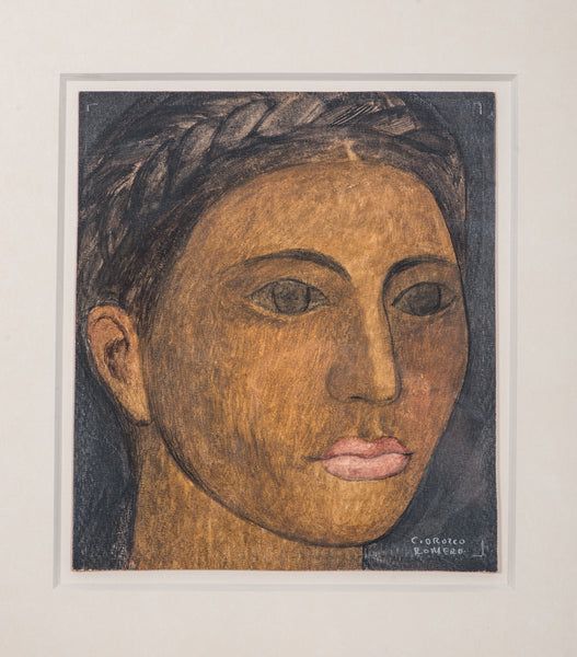 Orozco Romero, Carlos (1898 - 1984); "Untitled" (mujer)