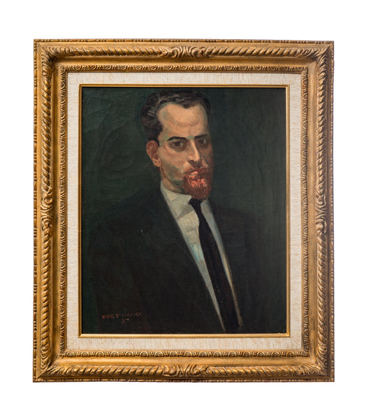 Portinari, Candido; "Portrait of Dr. Leonardo Altuve Carrillo" (Homen de barba vermelha)