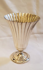 Sterling Silver Flower Vase, Pedro Durán, Spain