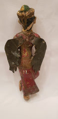 Paper Mache angel with tin wings