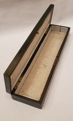 Long rectangular wooden box