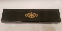 Long rectangular wooden box