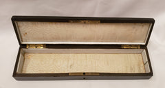 Long rectangular wooden box