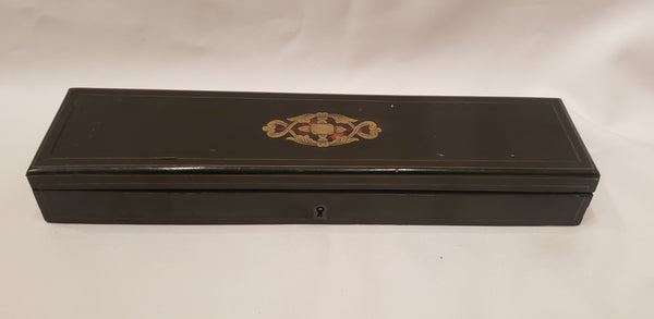 Long rectangular wooden box