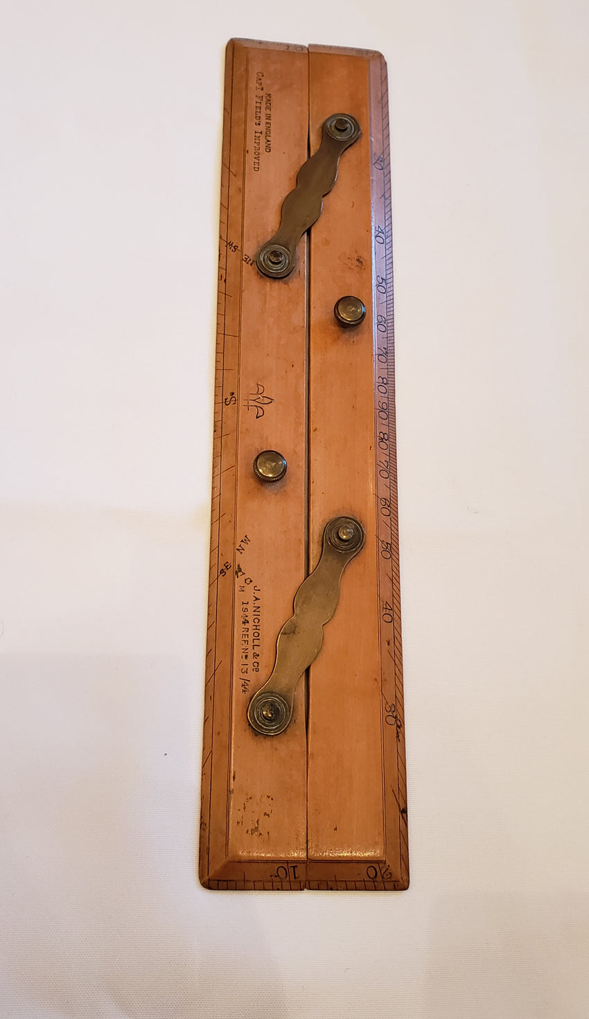 Wooden parallel ruler