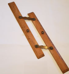 Wooden parallel ruler