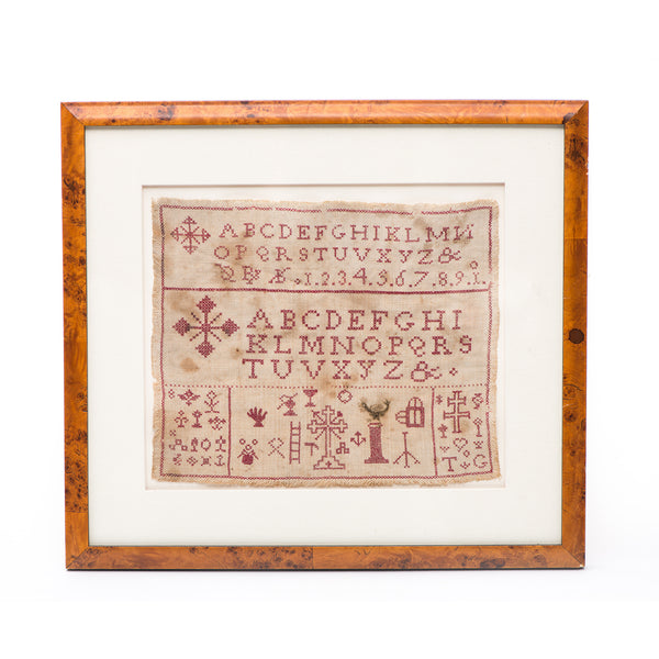 Antique Stitching Sampler