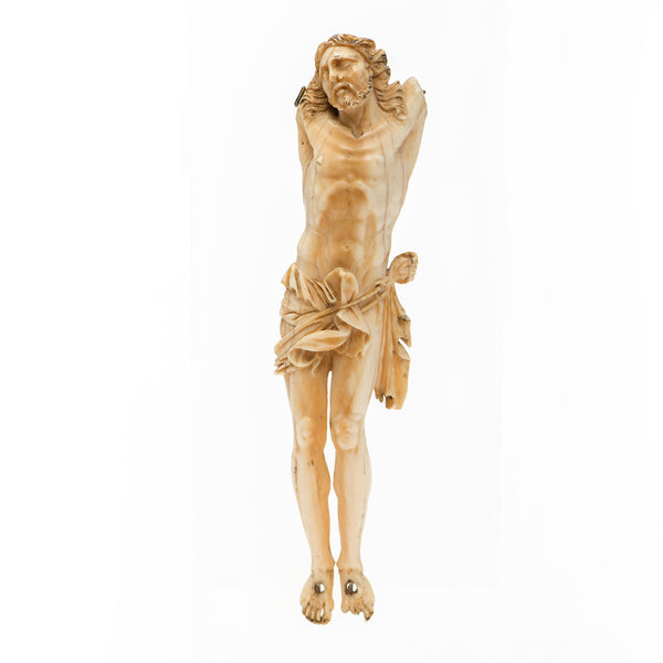 Carved bone Christ Corpus