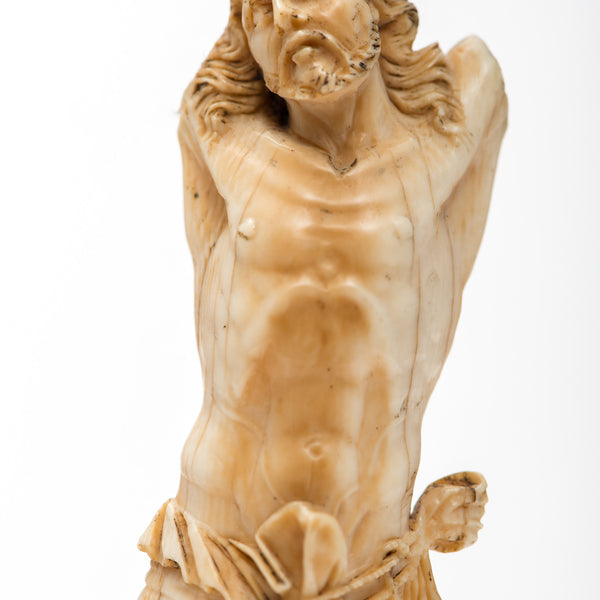 Carved bone Christ Corpus