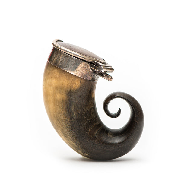 Silver Top Snuff Horn