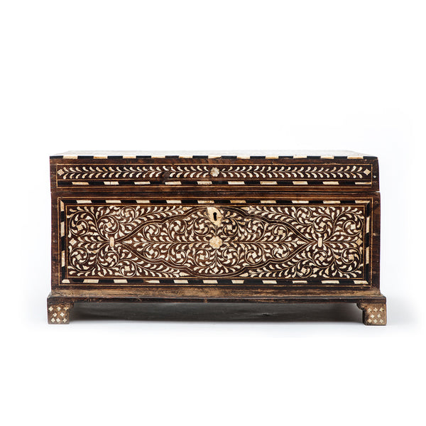 North India Bone Inlay Cash Box