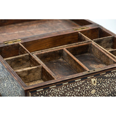 North India Bone Inlay Cash Box