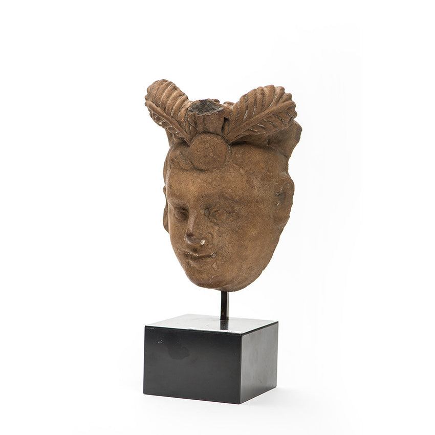 Mexican Colonial Clay Molded Head