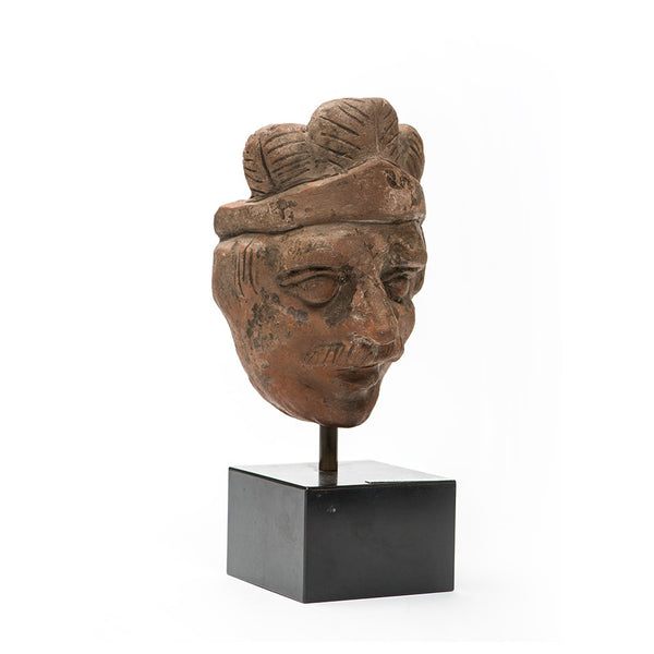 Mexican Colonial Molded Clay Head