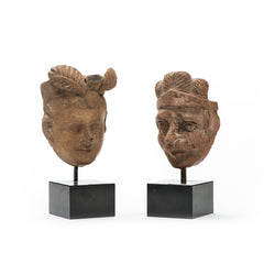 Mexican Colonial Molded Clay Head