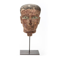 Egyptian Style Wood Head