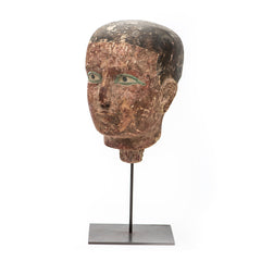 Egyptian Style Wood Head