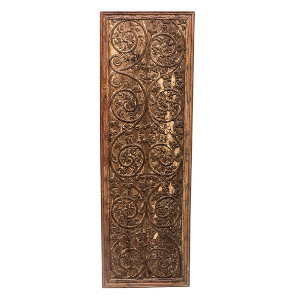 Rajasthani Emgraved Wood Panel