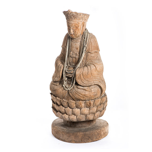 Large Wood Kwan Yin