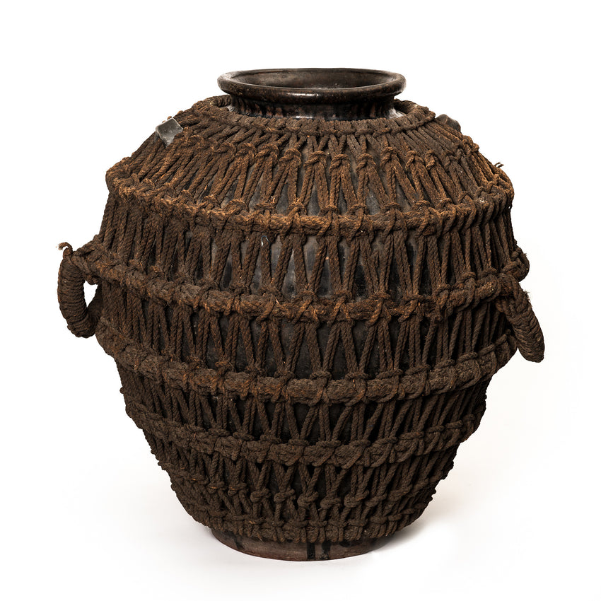 Martaban Jar with Rope Knotting