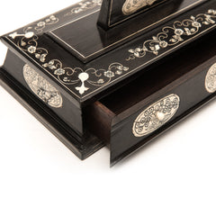 Ebony Anglo Indian Desk Box