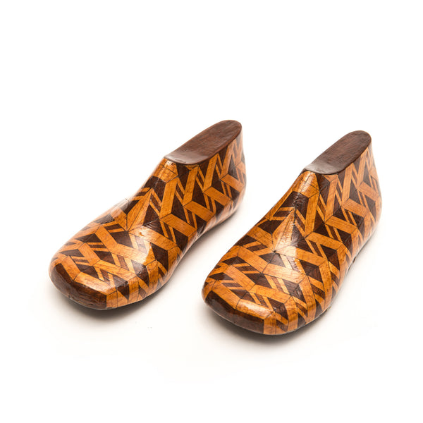 Marquetry Baby Shoe Trees