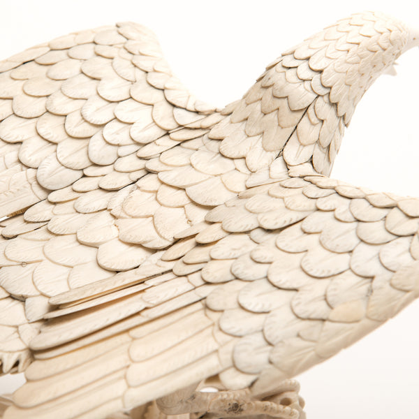 Eagle, Handcarved Bone