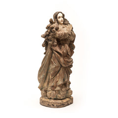 Wooden Virgin, 19th Century Philippines