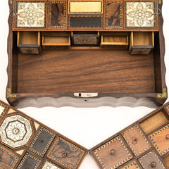 Anglo-Indian Coromandel Work Box, with inlay work