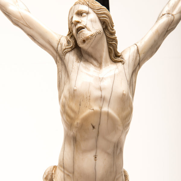 Christ on Cross, Wood and Brass