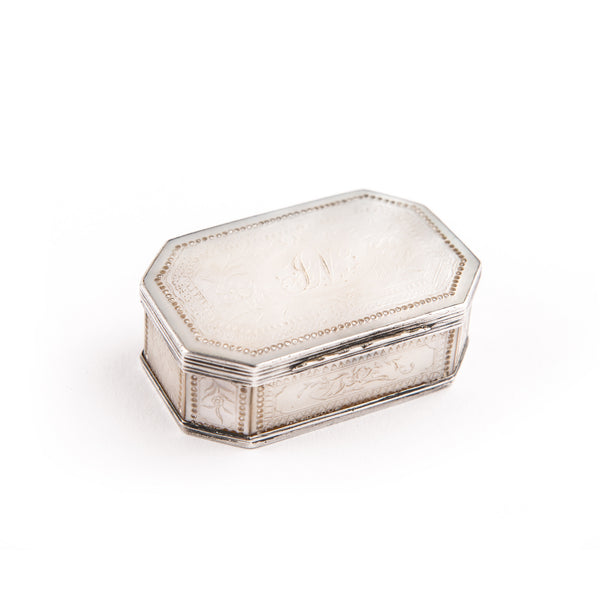 Mother of Pearl and Sterling Silver Box