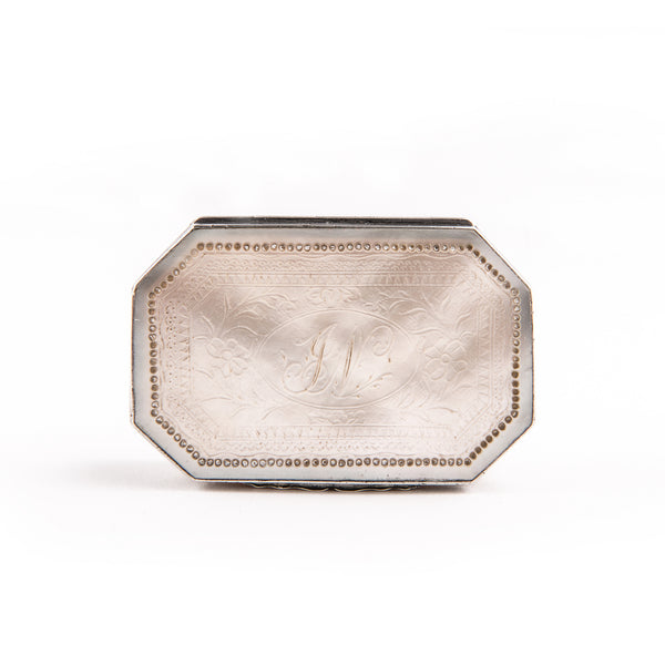 Mother of Pearl and Sterling Silver Box