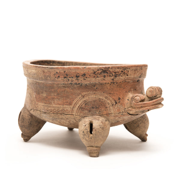 Precolumbian Nicoya Zoomorphic Bowl