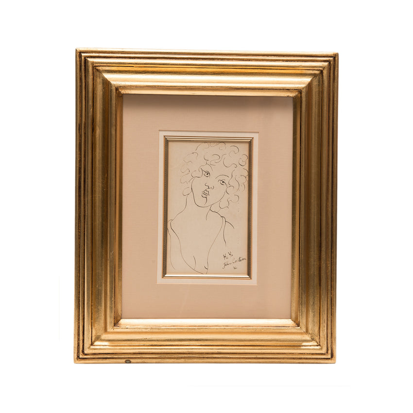 Cocteau, Jean; Drawing of Paris Kiki