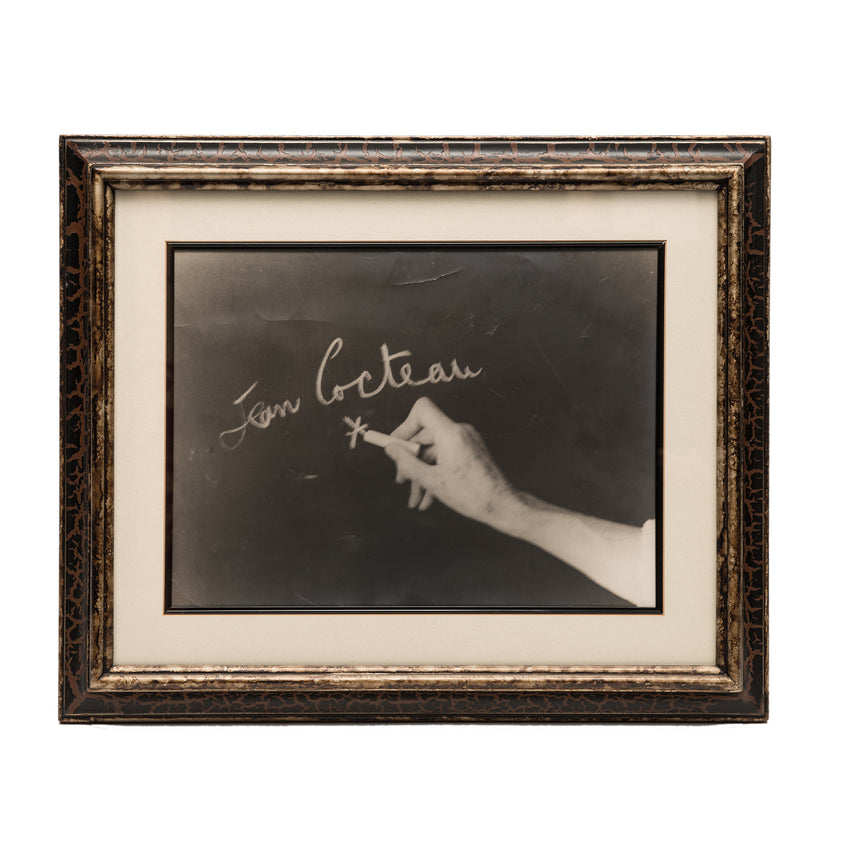 Cocteau, Jean; Hand Signing his Name Photo, Collection Jean-Pascal Lorrieaux