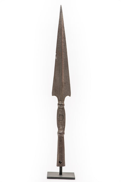 Spanish Colonial Spear Point on Stand